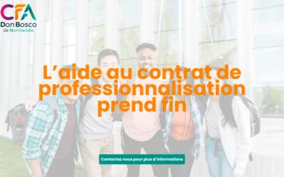 L’aide au contrat de professionnalisation prend fin