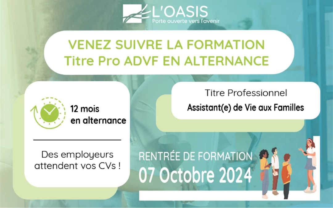 Formation Titre Professionnel  Assistant(e) De Vie aux Familles