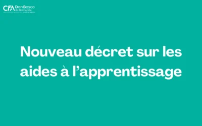 Nouveau décret sur les aides à l’apprentissage