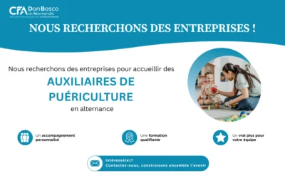 Entreprises alternance auxiliaires puériculture